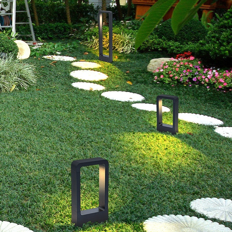 Gartenleuchte aus Aluminium – IP55, verschiedene Höhen